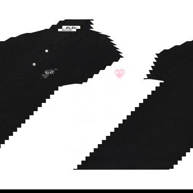 Поло тениска Comme des Garçons Play Heart Polo Tee Черно | AZ T006 051 1, 1