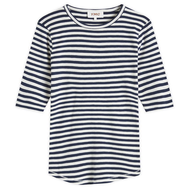 Earth Charlotte Striped Short Sleeve Top