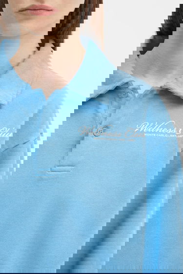 Суитчър Sporty & Rich Sporty & Rich Wellness Club Mc Polo Sweatshirt Синьо | ST072620081BL24, 3