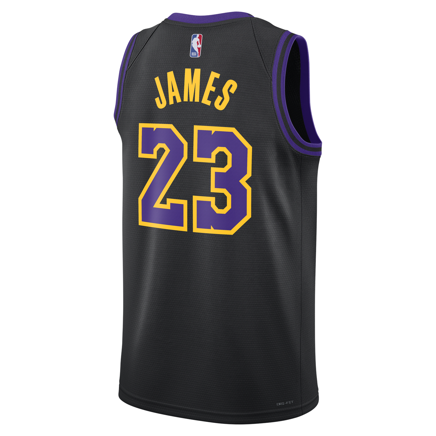 Фланелка Nike Dri-FIT NBA Swingman Lebron James Los Angeles Lakers City Edition 2023/24 Jersey Черно | DX8506-012, 1