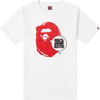 Тениска BAPE 30th Anniversary Ape Head T-Shirt Червено | 001TEJ701006F-WHR, 1