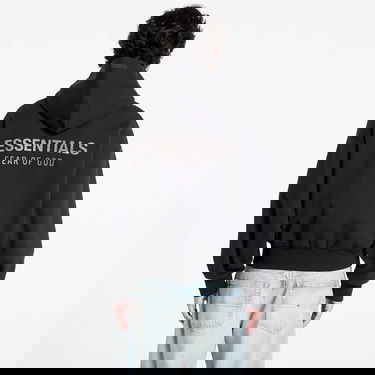 Суитчър Fear of God Fear of God Essentials Classic Full Zip Hoodie Черно | 192SP254780F-861, 3