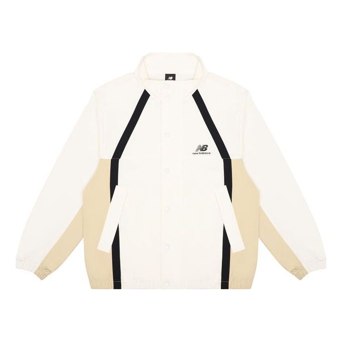 Ветровка New Balance Men's Casual Woven Jacket Бяло | AMJ13358-IV, 0