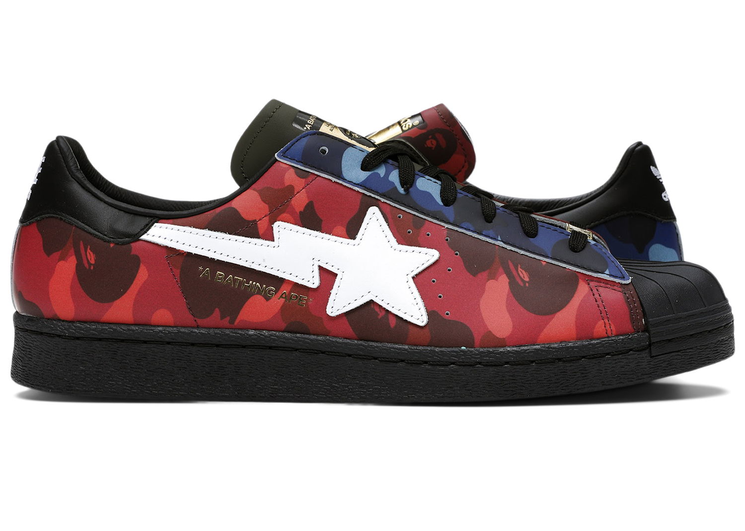 Кецове и обувки adidas Originals Superstar 80s Bape Multi Camo Многоцветен | GZ8982, 0