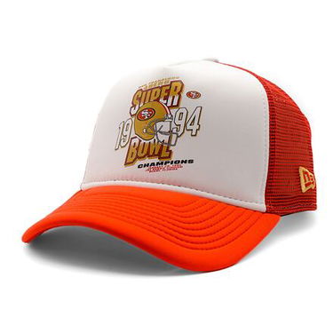 Шапка New Era San Francisco 49ers NFL Super Bowl 9FORTY Trucker Cap One Size (56-59 cm) Червено | 60595295, 0