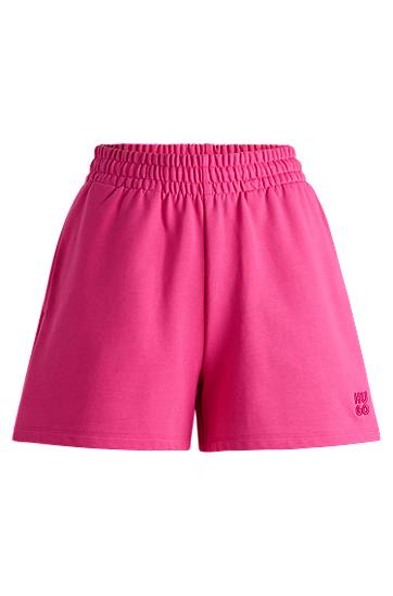 Къси панталони BOSS Terry Shorts with Embroidered Logo Розово | 50536943, 0