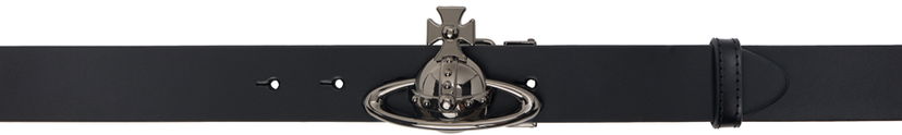 Колани Vivienne Westwood Black Orb Buckle Belt Черно | 82010074U-L008N-