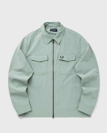Риза Fred Perry Fred Perry Zip Through Overshirt Зелено | M5684-Z16, 0