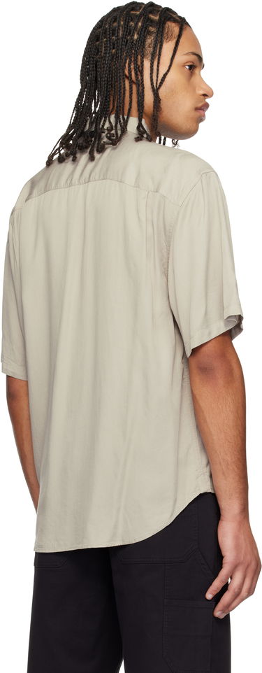 Риза rag & bone Rag & Bone Matthew Two-Pocket Short Sleeve Shirt Бежово | MBW24HA011VSML, 2