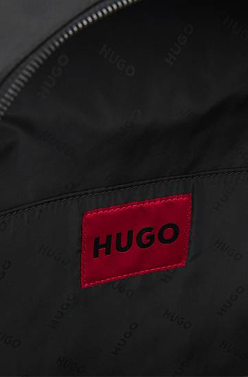 Раница BOSS Twill Backpack with Logo Trim Черно | 50547405, 1