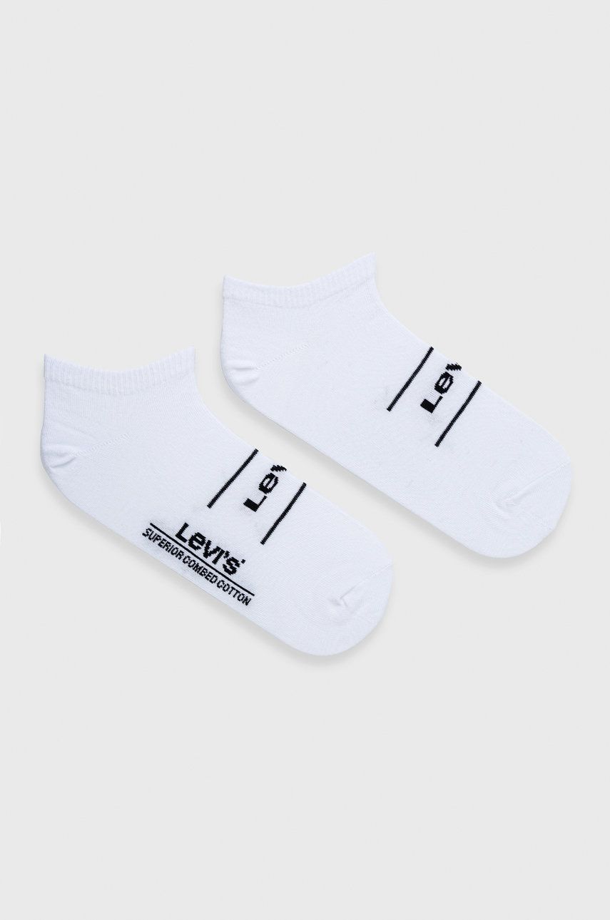 Чорапи Levi's ® Socks 2-pack Бяло | 37157.0641, 0