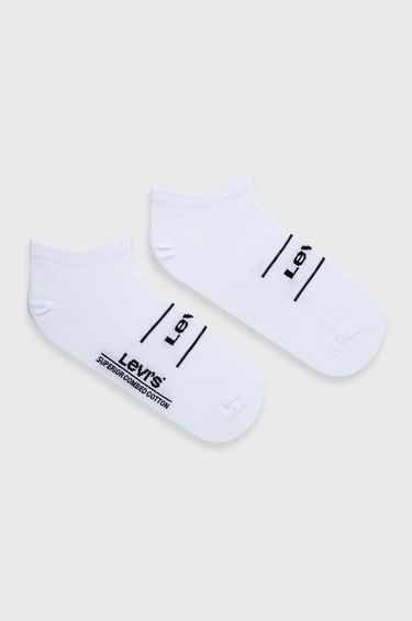 Чорапи Levi's ® Socks 2-pack Бяло | 37157.0641, 0