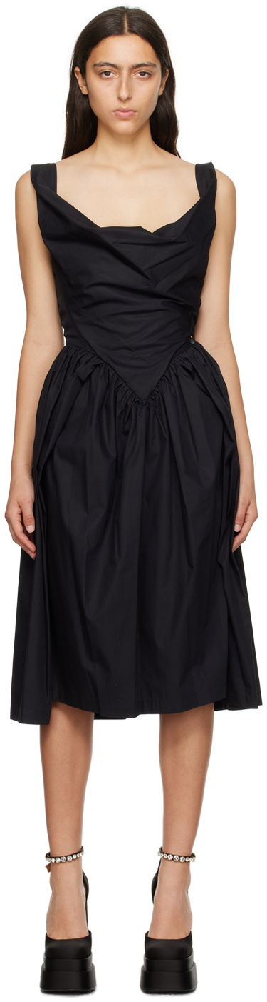Pокля Vivienne Westwood Westwood Sunday Midi Dress Черно | 1101032Z-W009Q-SW, 0