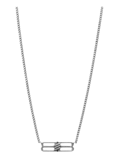 Колие Balenciaga BB Licence Necklace Металик | 696223-TZ99I-0911