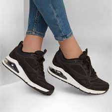 Кецове и обувки Skechers Uno Черно | 155548-BLK, 1