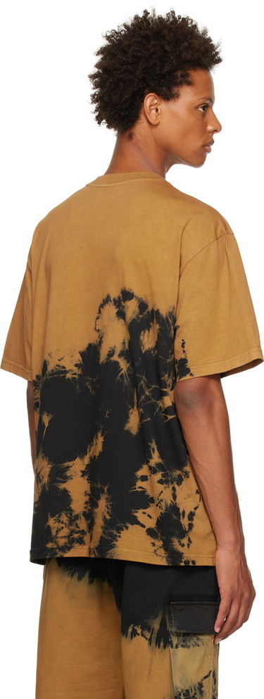 Тениска Feng Chen Wang Feng Chen Wang Bleached Pocket T-Shirt Кафяво | FMF14TS02, 2