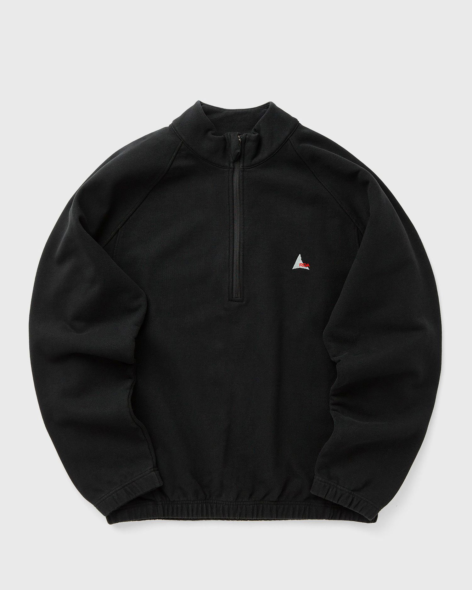 Суитчър ROA Heavy Half Zip Sweatshirt Черно | RBMW0334FA241, 0