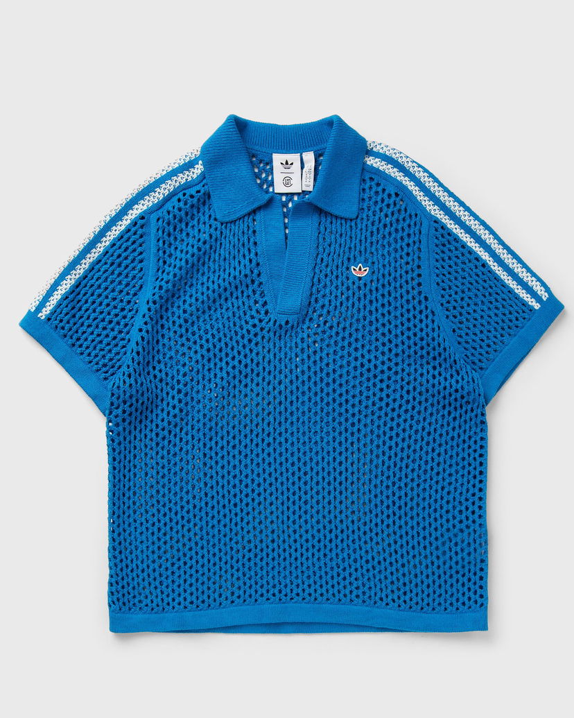 Поло тениска adidas Originals CLOT x C POLO Синьо | JE9592