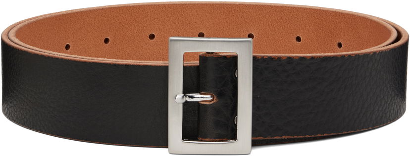 Колани Rick Owens Rick Owens Stooges Leather Belt Черно | RA02E0783 LGET
