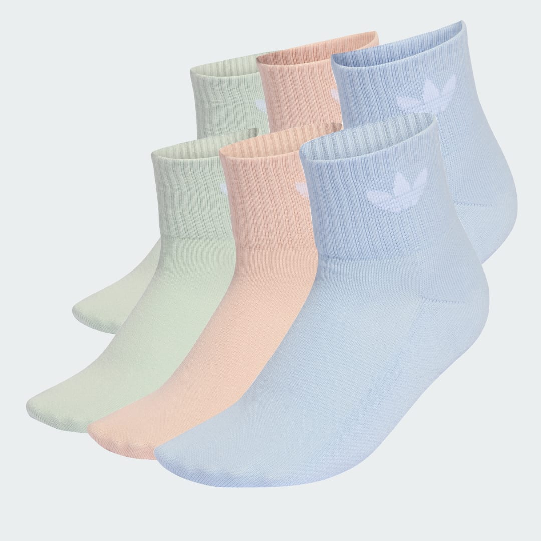 Чорапи adidas Performance Mid Ankle Socks 6-Pack Многоцветен | KE0663, 0