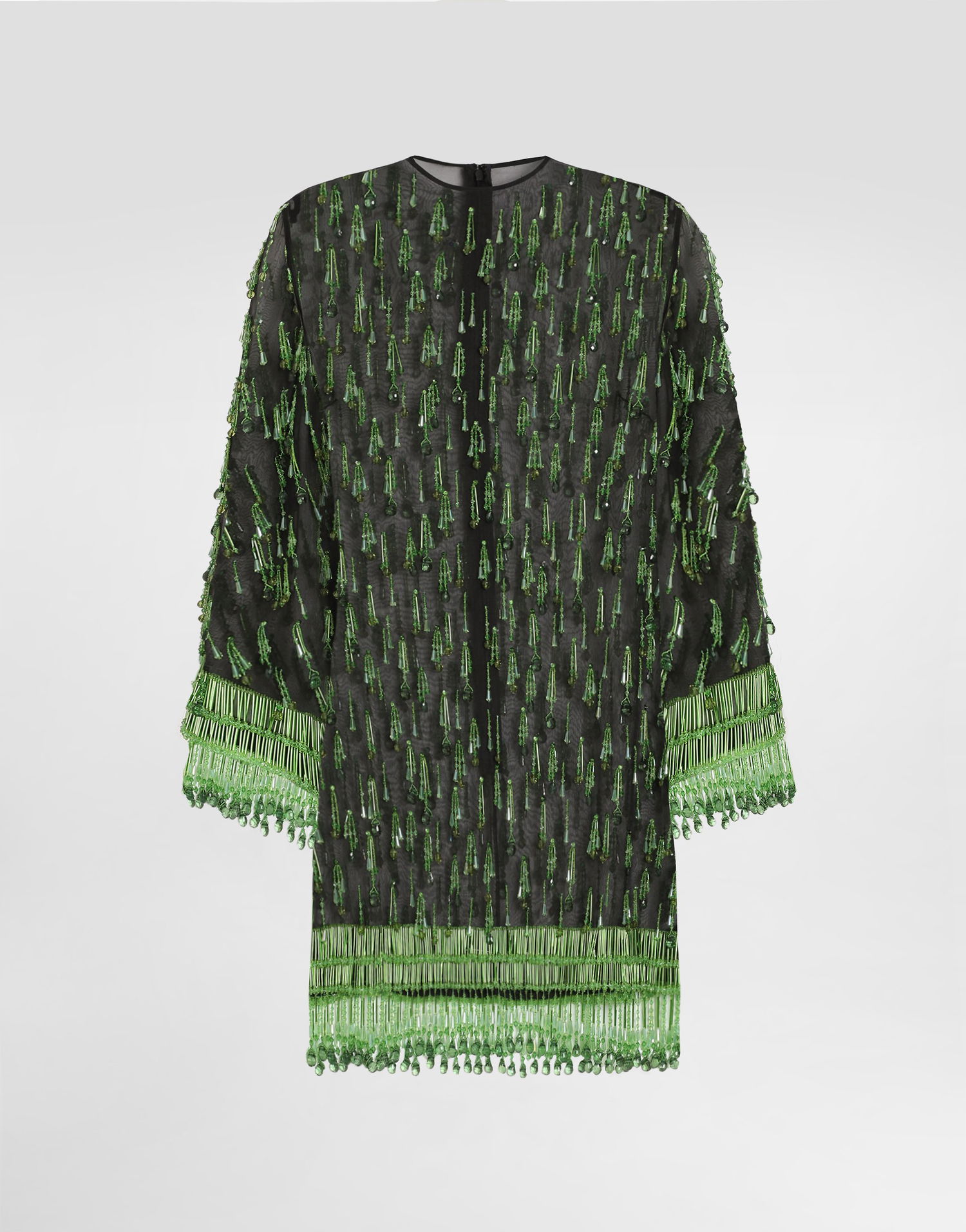 Pокля Dolce & Gabbana Dolce & Gabbana Embroidered Organza Flared Mini Dress Зелено | F60EHZGDDG2S8400, 0