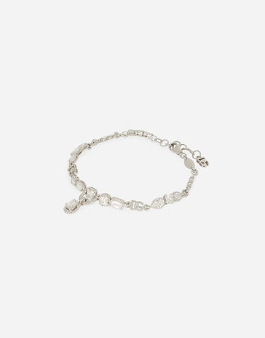 Гривна Dolce & Gabbana 18K White Gold Easy Diamond Bracelet Металик | WBQD1GWDIA180001, 2