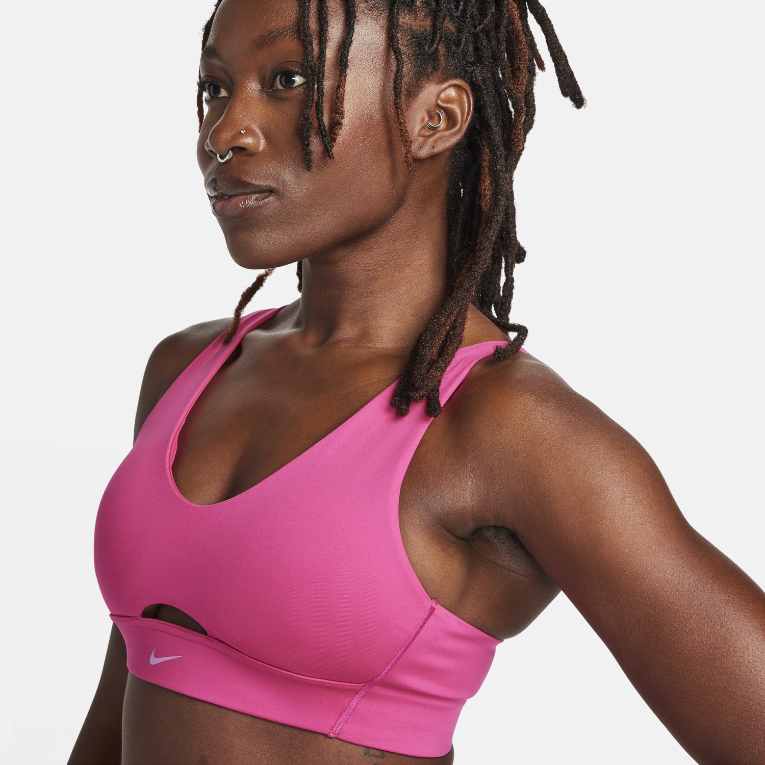 Сутиен Nike Indy Plunge Cutout Розово | DV9837-615, 1