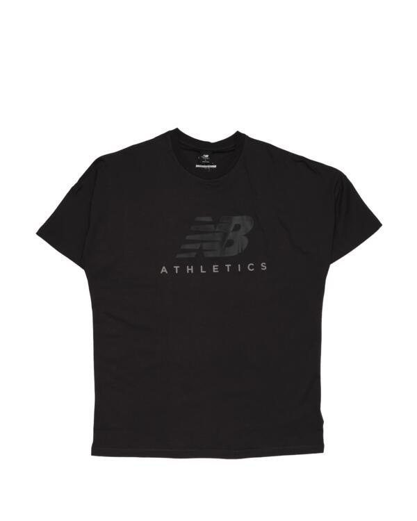 Тениска New Balance Athletics Oversized Tee Черно | WT23503_PHM, 0