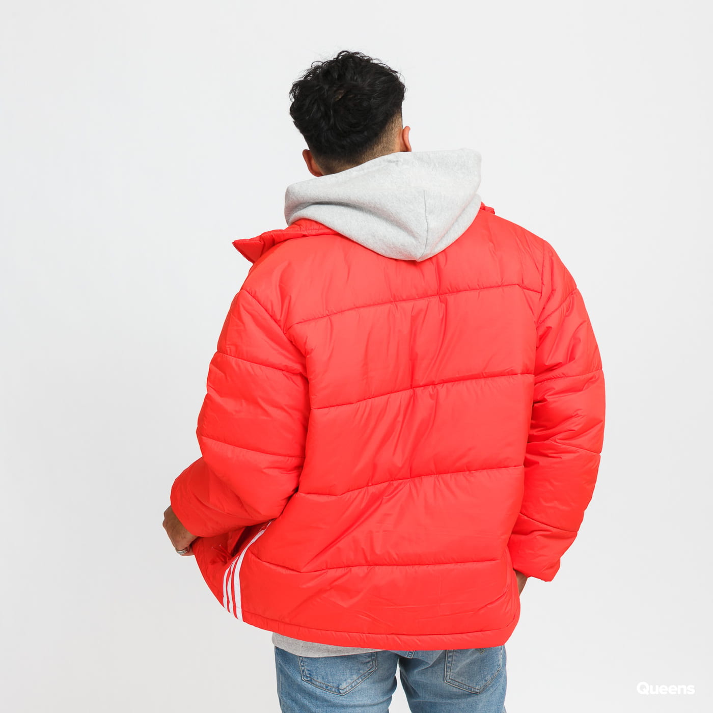 Пухо яке adidas Originals Padded Stand-Up Collar Puffer Jacket Червено | H13553, 1