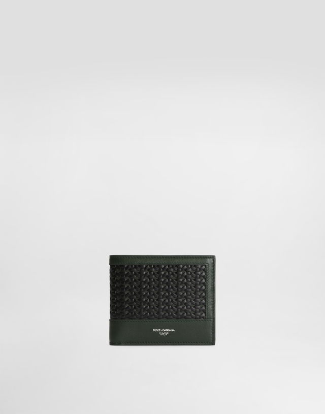 Eel Skin Wallet With Laser Weave Onesize