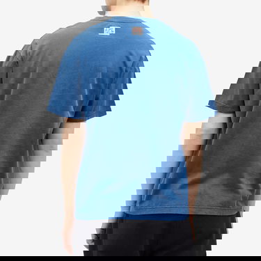 Тениска A.P.C. Label H Garment Dyed T-Shirt Синьо | COHBO-H26510-IAJ, 3