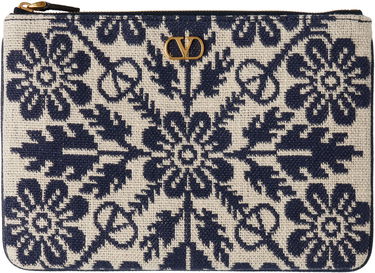 Дамска чанта Valentino Valentino Garavani VLogo Signature Pouch Тъмно синьо | 6W0P0AK4ICD, 0