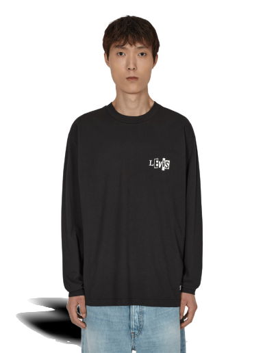 Тениска Levi's Graphic Box Longsleeve T-Shirt Черно | A1006 0006