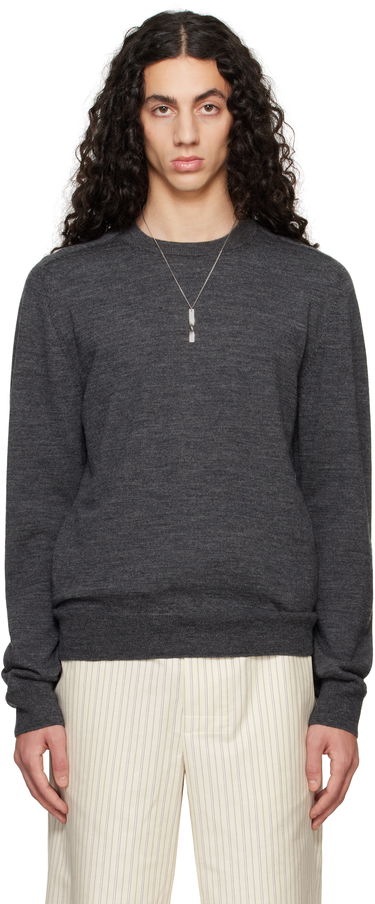 Пуловер Maison Margiela Maison Margiela Elbow Patch Sweater Сиво | S50HL0041 M13098, 0