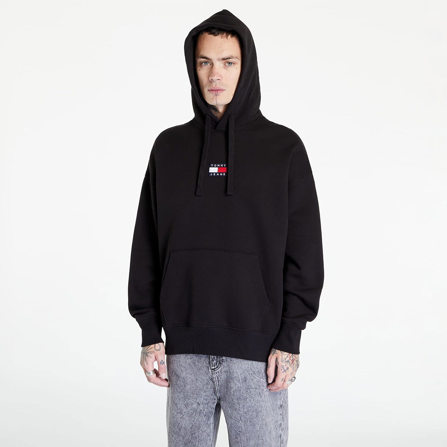 Суитчър Tommy Hilfiger Badge Hoodie Черно | DM0DM10904 BDS, 0