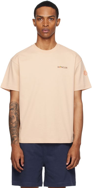 Тениска Moncler Moncler Genius x Gilga Farm Short Sleeve T-Shirt Бежово | K24028C0000589AZ9, 0