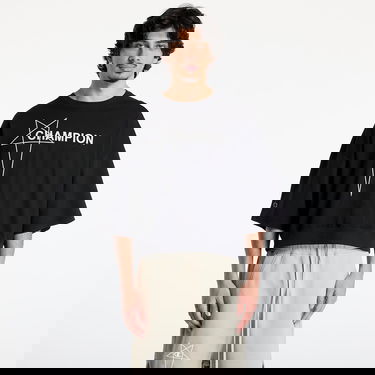 Суитчър Rick Owens Rick Owens DRKSHDW x Champion Tommy Cropped T-Shirt Черно | CM01E1677 CHJG 09, 0