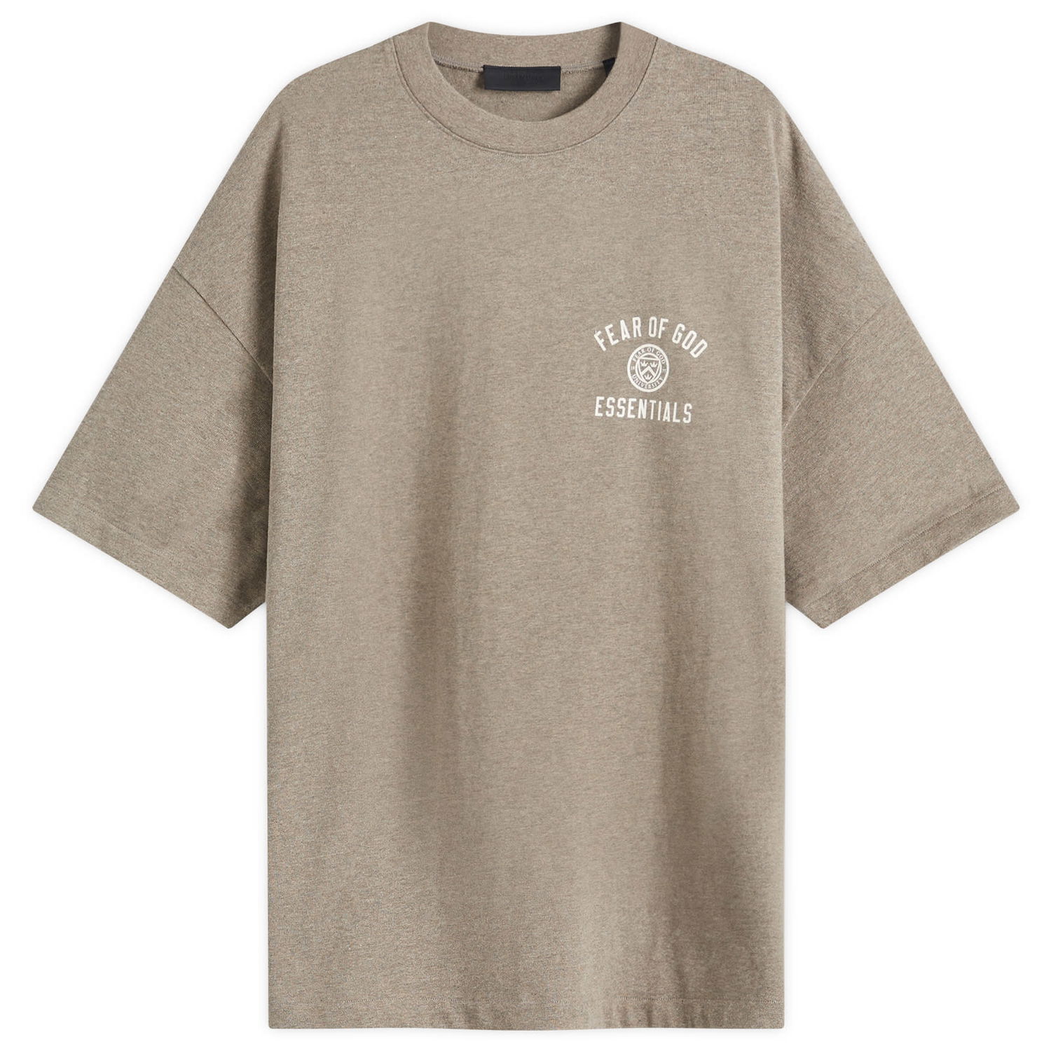 Тениска Fear of God Fear of God Essentials Crest Logo T-Shirt Size Large Кафяво | 125HO244191F, 0