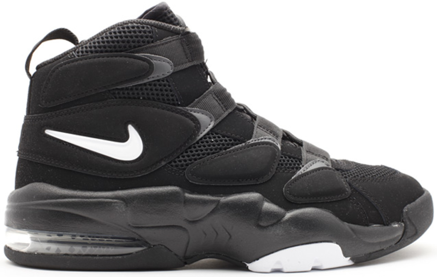 Кецове и обувки Nike Air Max Uptempo 2 Black White Dark Shadow Черно | 472490-010, 0