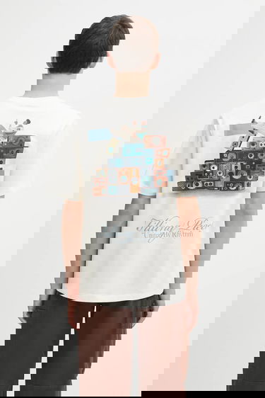 Тениска Filling Pieces Speaker Wall Graphic T-shirt Бежово | 422520500239, 2