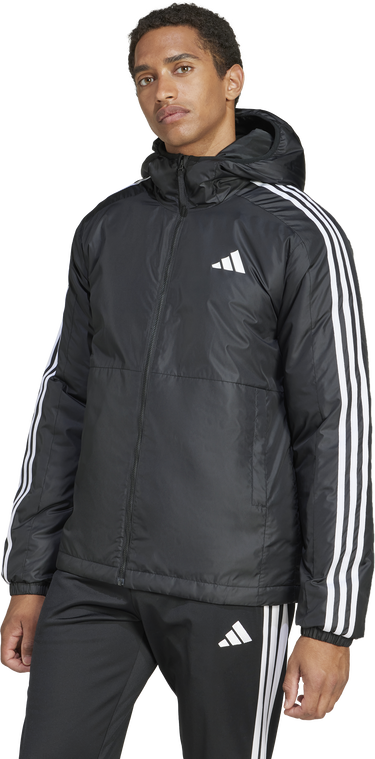 Яке adidas Originals Essentials 3-Stripes Hooded Jacket Черно | jd1032, 1