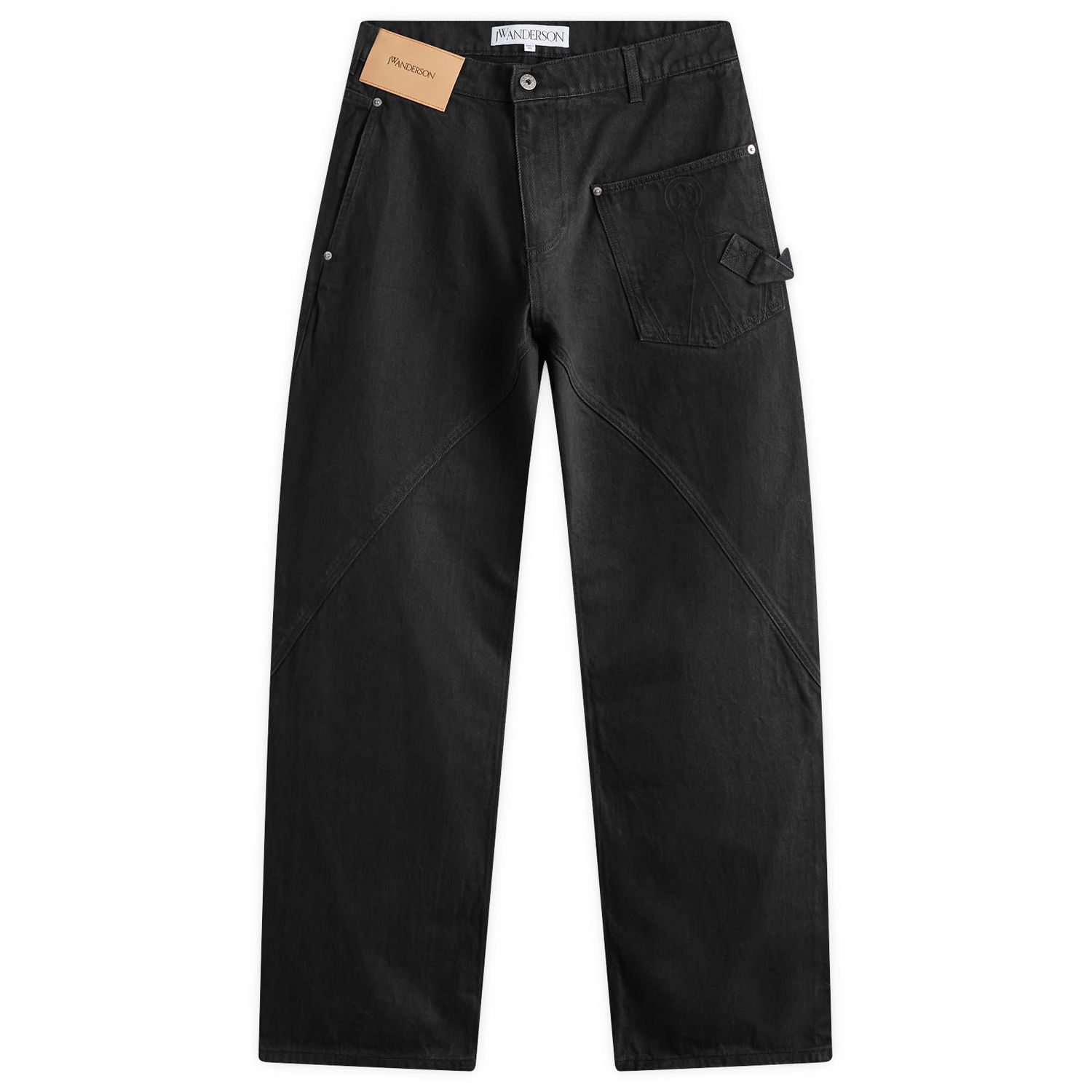 Дънки JW Anderson Twisted Workwear Jeans Черно | DT0110-PG1595-999, 1