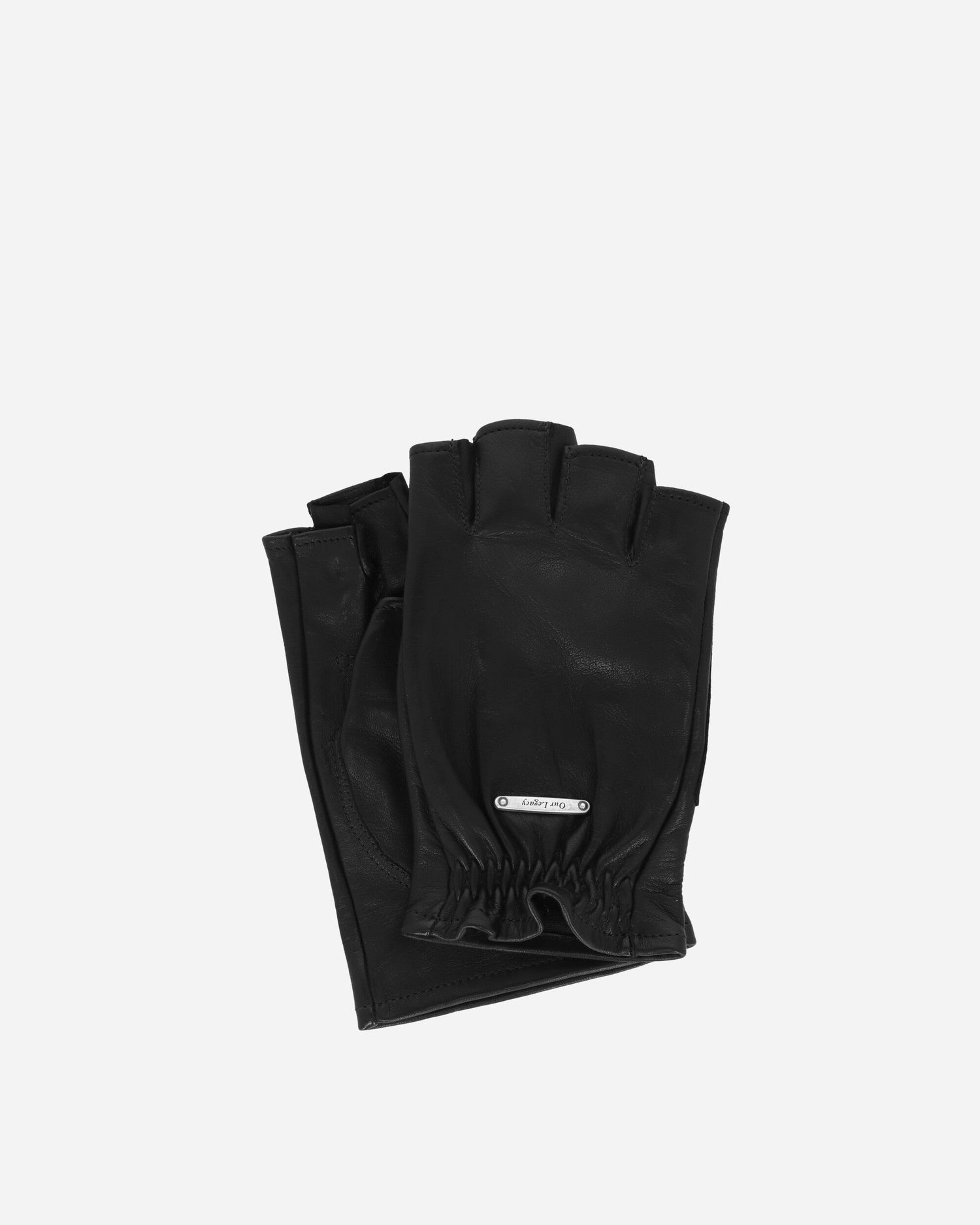 Ръкавици OUR LEGACY Fingerless Leather Gloves Черно | A2258MBL 001, 0