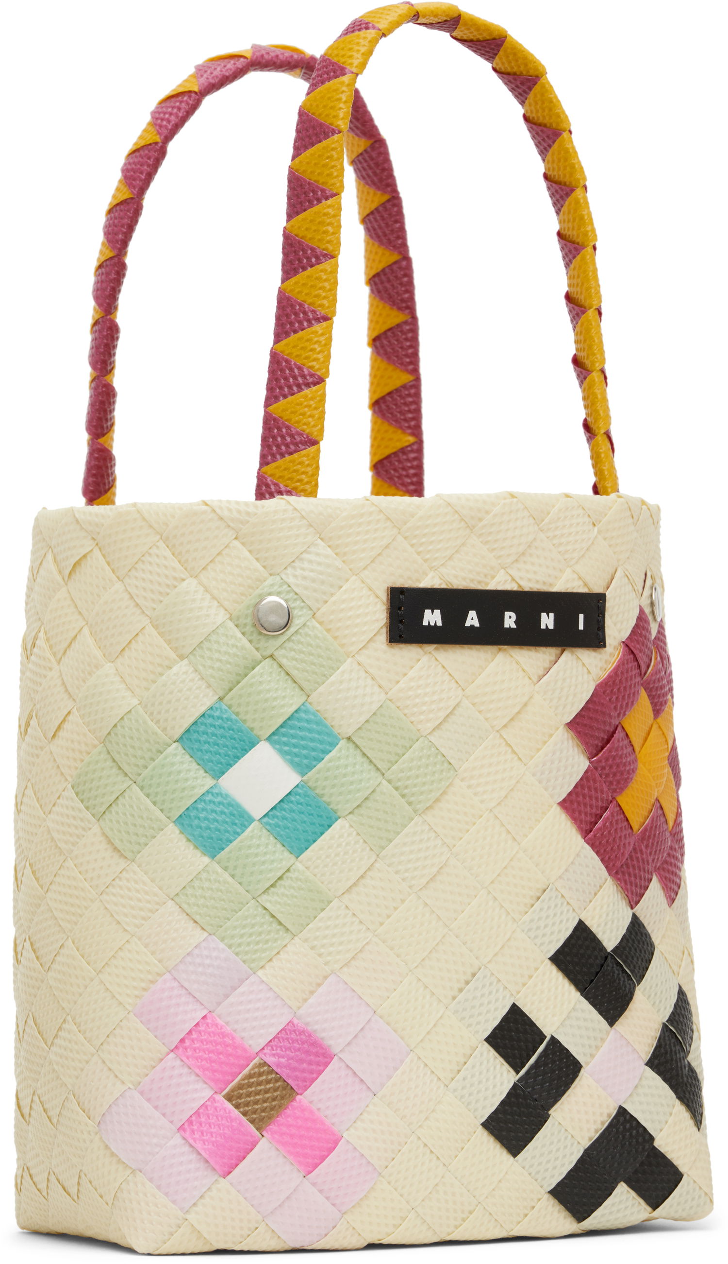 Голяма пазарска чанта Marni Marni Kids Blossom Macro Tote Многоцветен | M01480-M00IW, 1