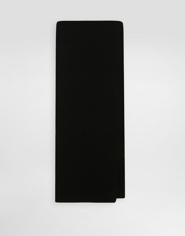 Dolce & Gabbana Wool and Cashmere Knit Scarf