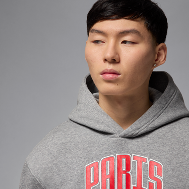 Суитчър Jordan Jordan Paris Fleece Hoodie Сиво | HQ0434-091, 4