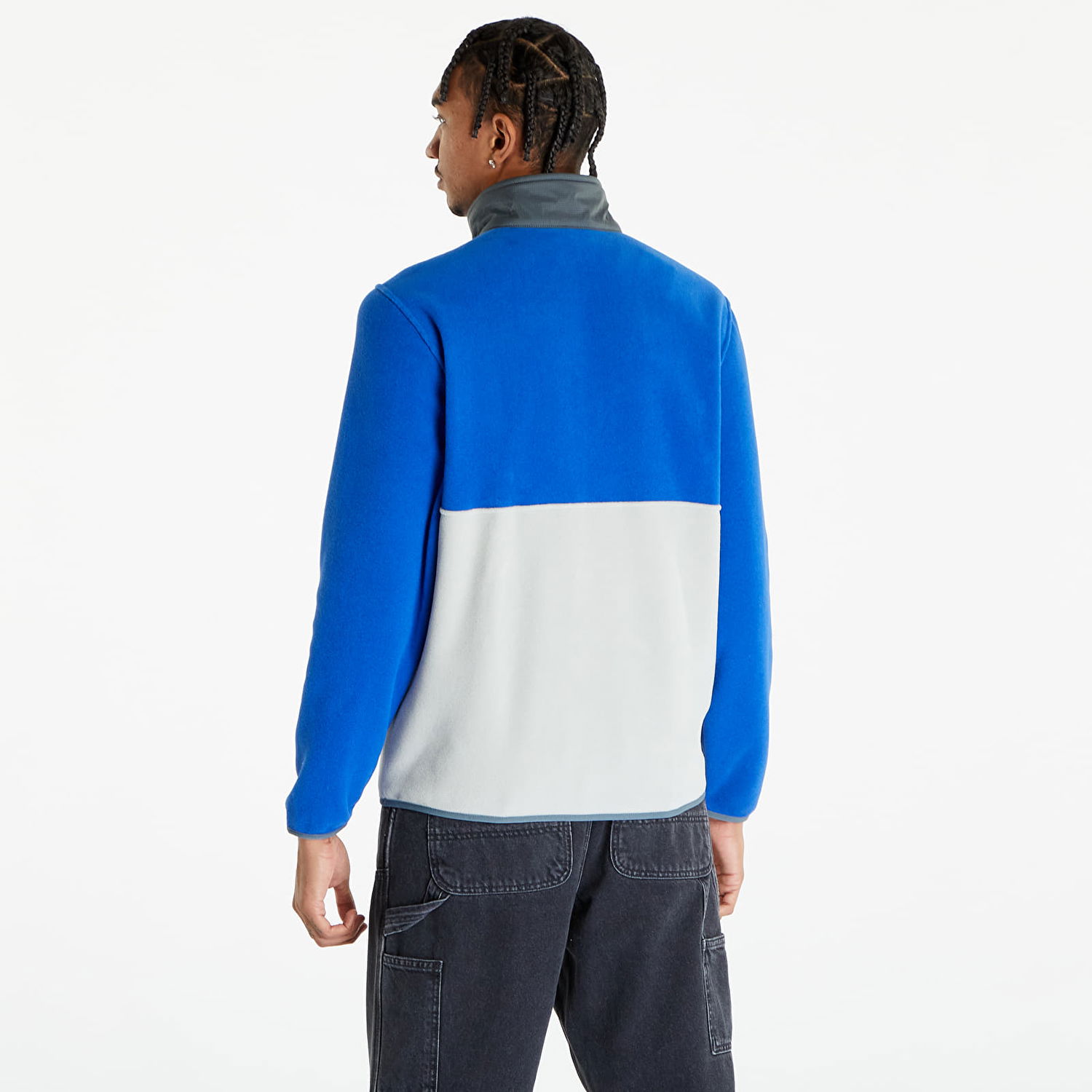 Суитчър Patagonia Microdini 1/2 Zip Hoodie Синьо | 26200 STGN, 1