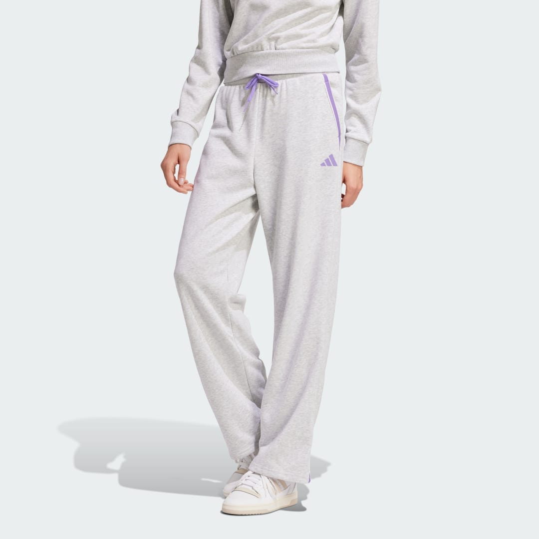 Спортни панталони adidas Performance Essentials Pop French Terry Pants Сиво | JN6992, 0