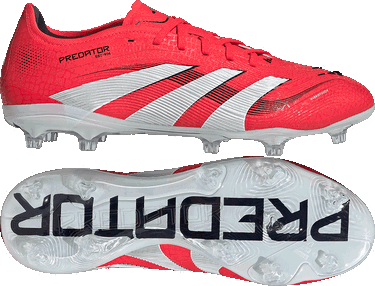 Кецове и обувки adidas Performance Predator Pro Firm Ground Червено | ID3856, 2