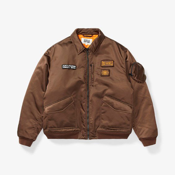 Яке бомбър SNS Cwu Bomber Jacket Кафяво | SNS-2351-5400, 0